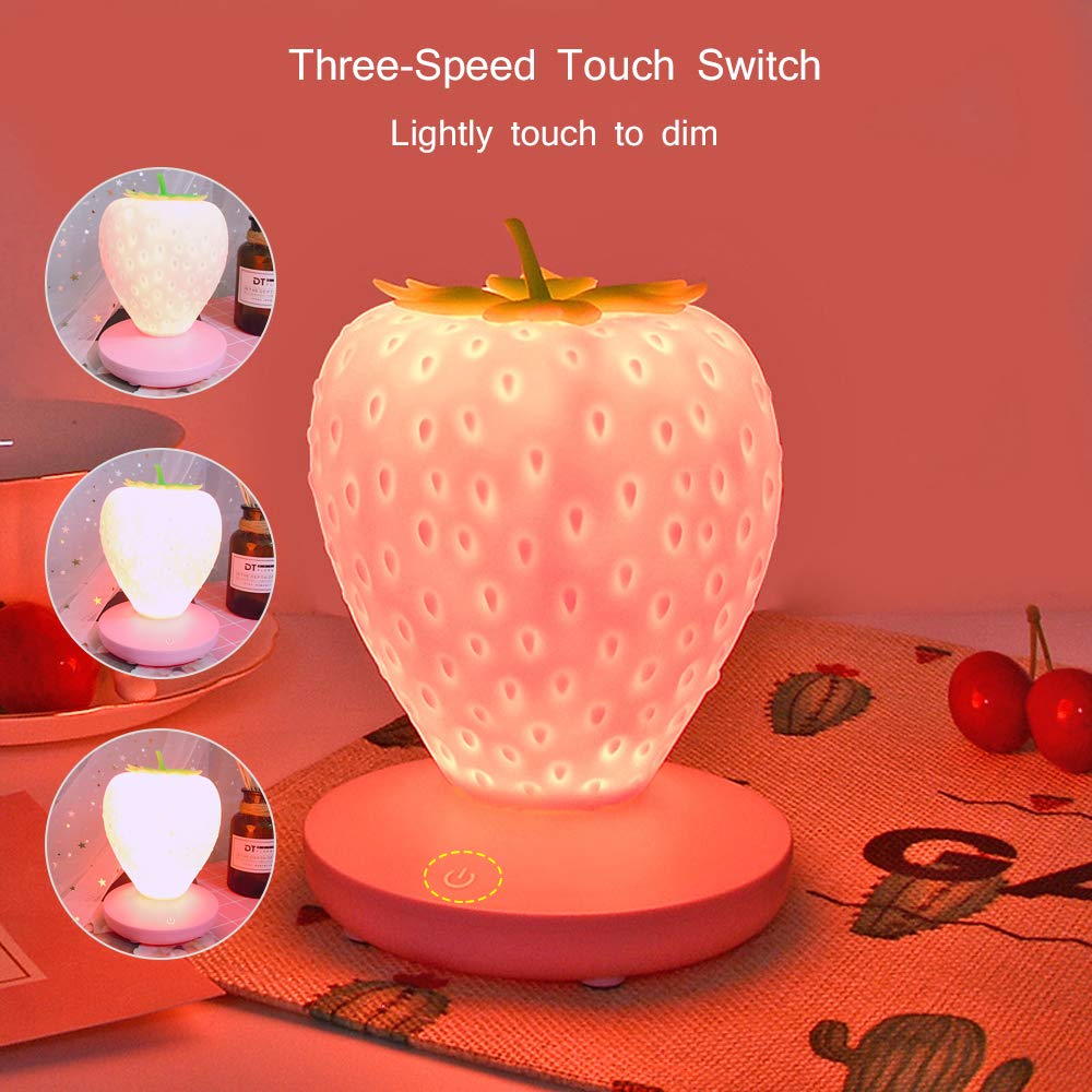 Strawberry Night Light Table Lamp